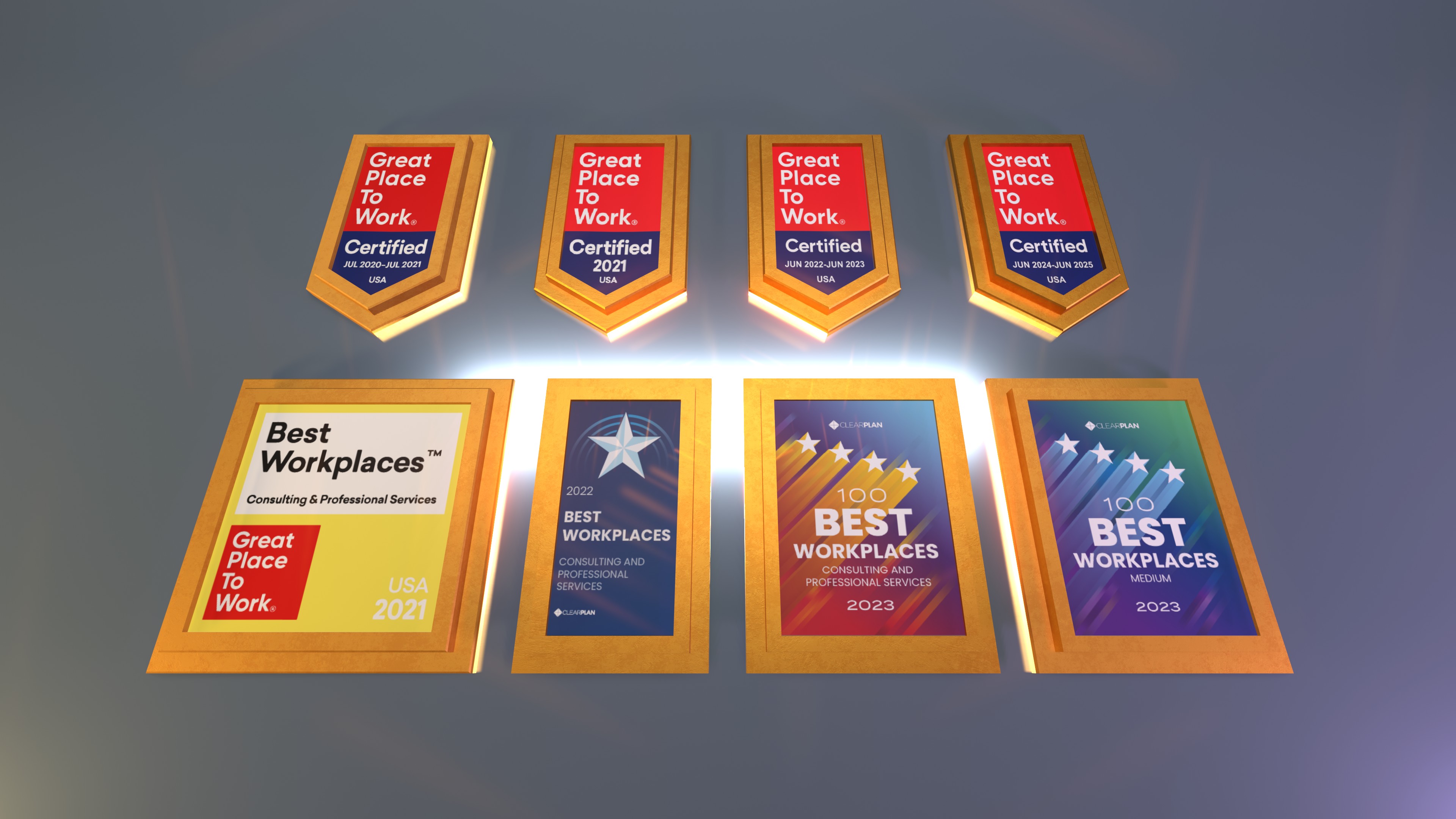 ClearPlan industry awards banner